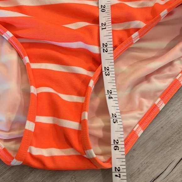 ⭐️Juicy Couture, (FIRM PRICE)Awesome Orange & White,Bathing Suit,EUC, Size Small - Picture 15 of 16